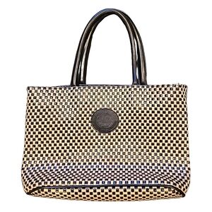 Eximious of London Woven Leather Handbag